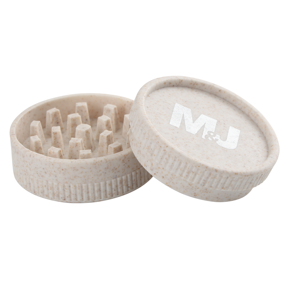 Mari & Juan Bio Plastik Grinder Weiß (ca. ⌀ 55x25mm / 2-teilig)