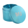 Mari & Juan Aluminium Grinder Blau (ca. ⌀ 50x43mm / 4-teilig)  + 32 Blättchen mit Tips 