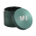 Mari & Juan Aluminium Grinder Grün (ca. ⌀ 50x43mm / 4-teilig)  + 32 Blättchen mit Tips 