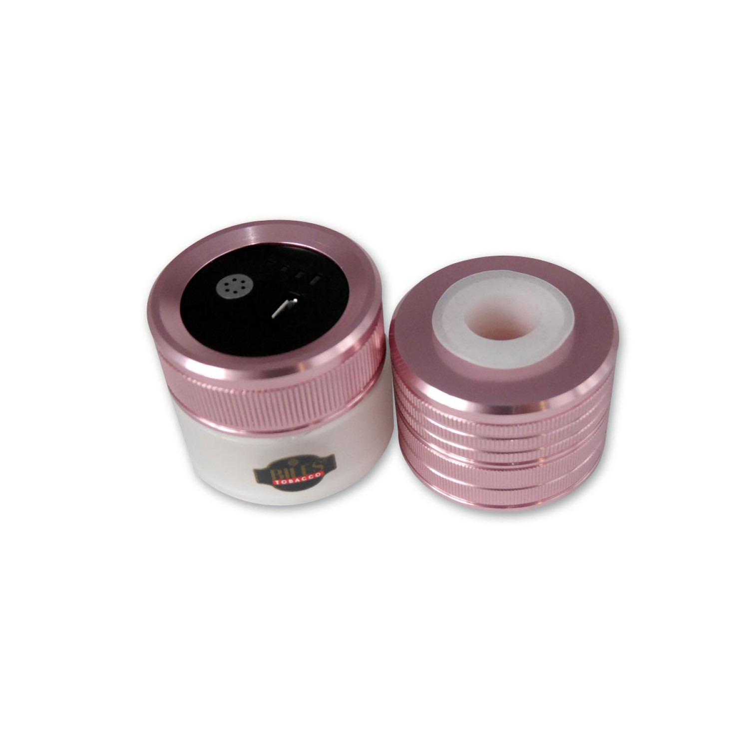Biles - E-Shisha Kopf - Pink - Elektronischer Shisha Kopf - inkl. Akku, Liquidbehälter und Ladegerät