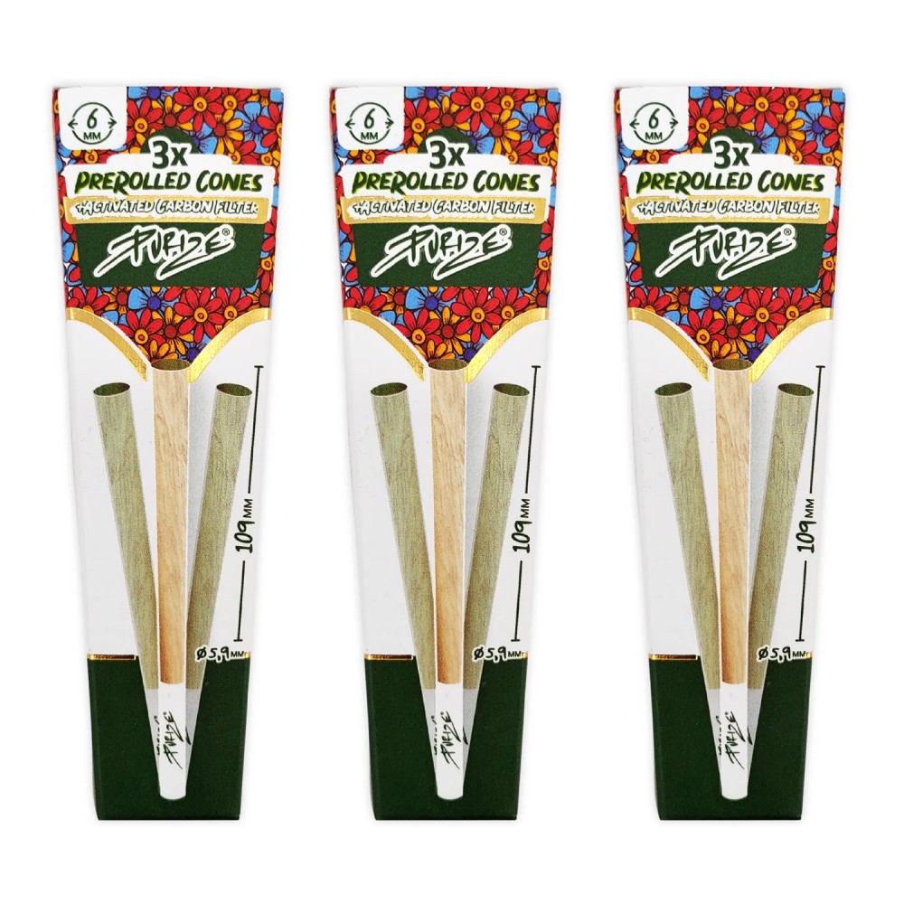 Purize Pre-Rolled Cones - Xtra Slim Size