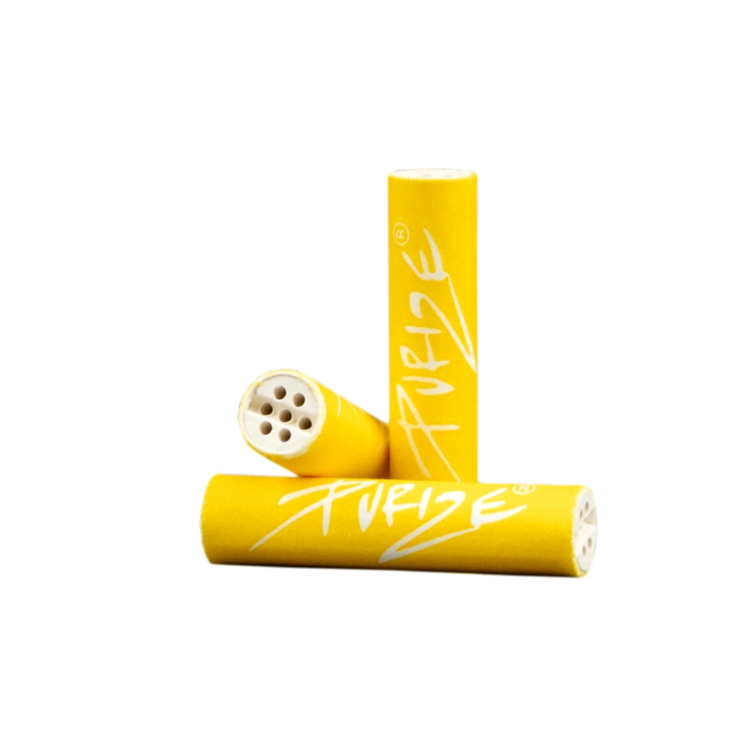 Purize | Aktivkohlefilter Extra Slim Größe | Gelb ø: 6 mm 100er Glas Flasche