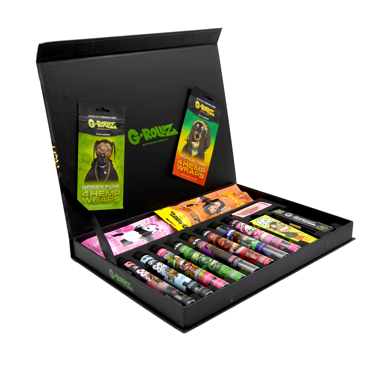 G-Rollz Blunt Geschenkbox – 16-Stück Premium-Smoking-Kit