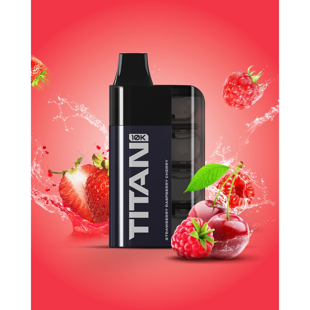 Titan 10K Züge "Strawberry Raspberry Cherry"