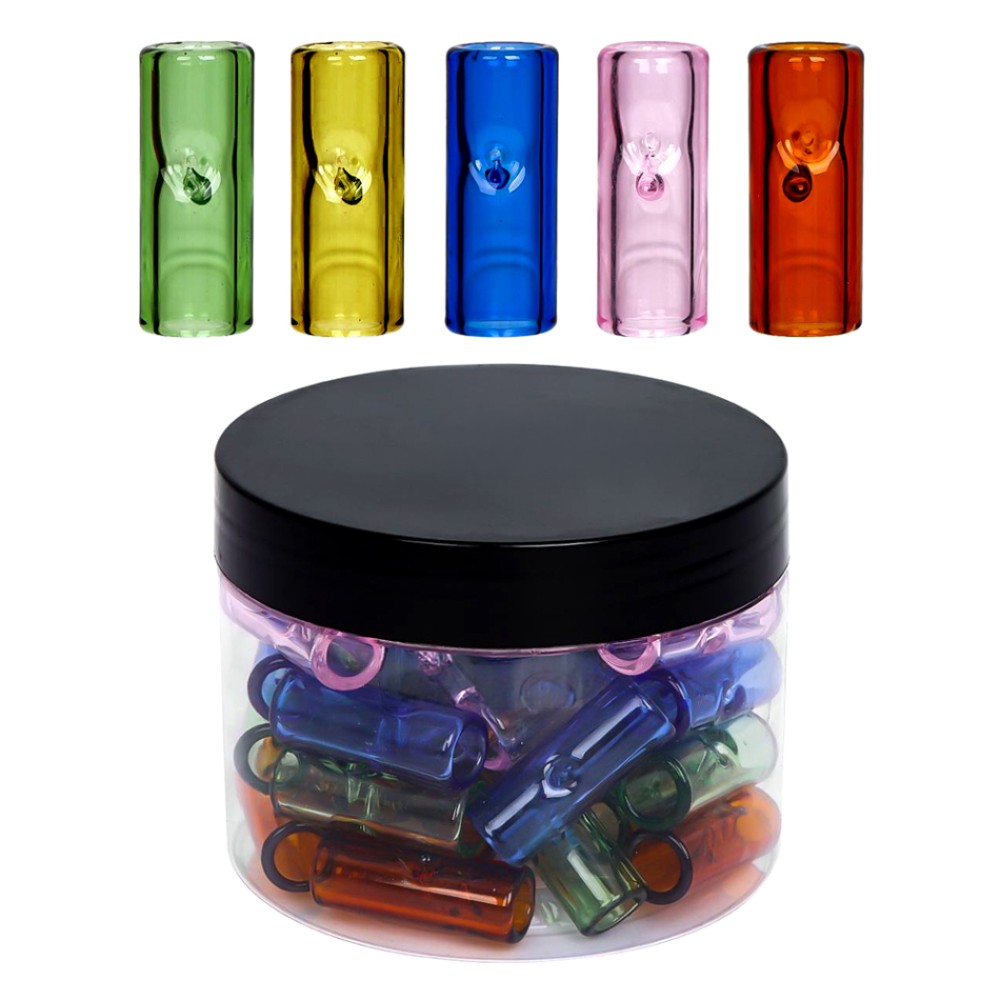 Glas-filtertips, Verschiedene Farben 12*30mm