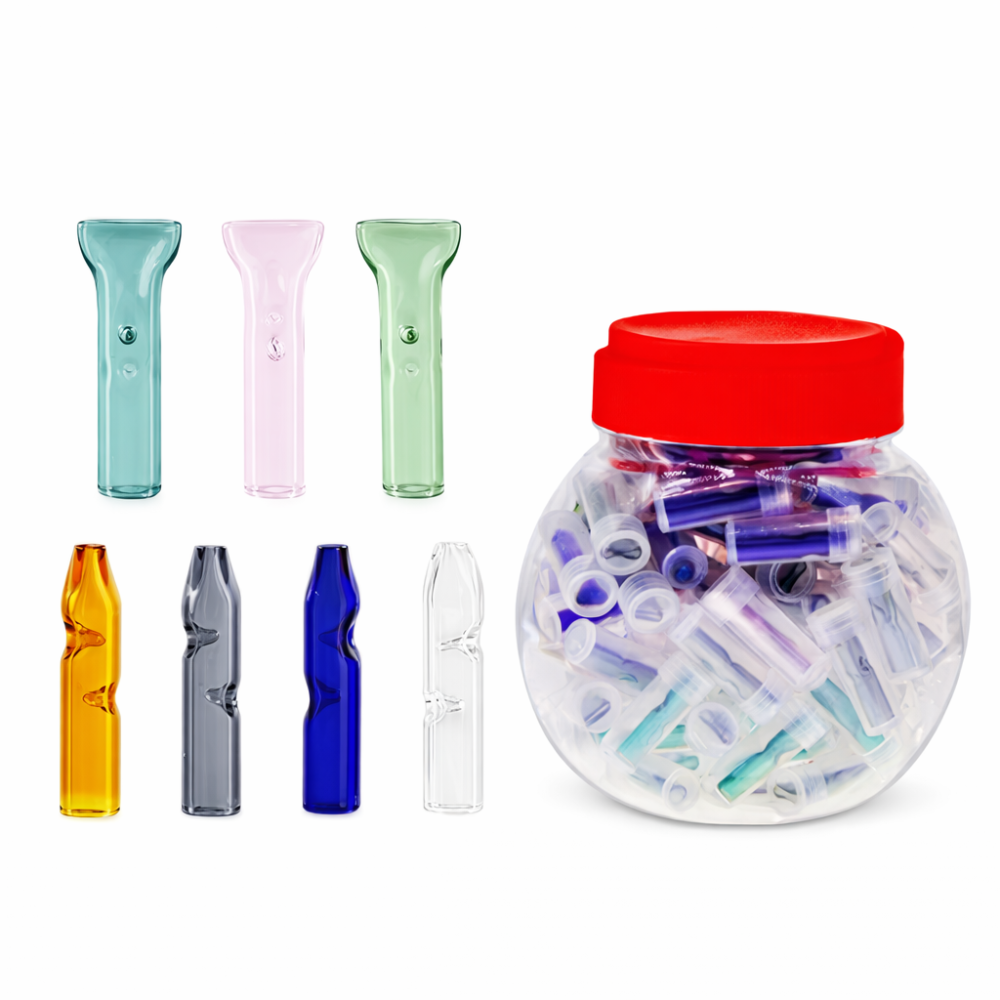 Glas-filtertips, Verschiedene Farben 8*35mm, VE-100