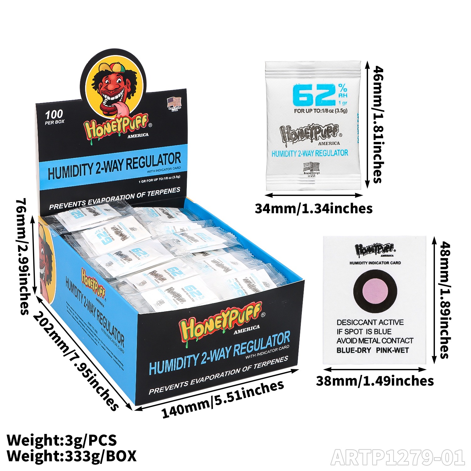 Humidity 2 way regulator,3.5g VE-6