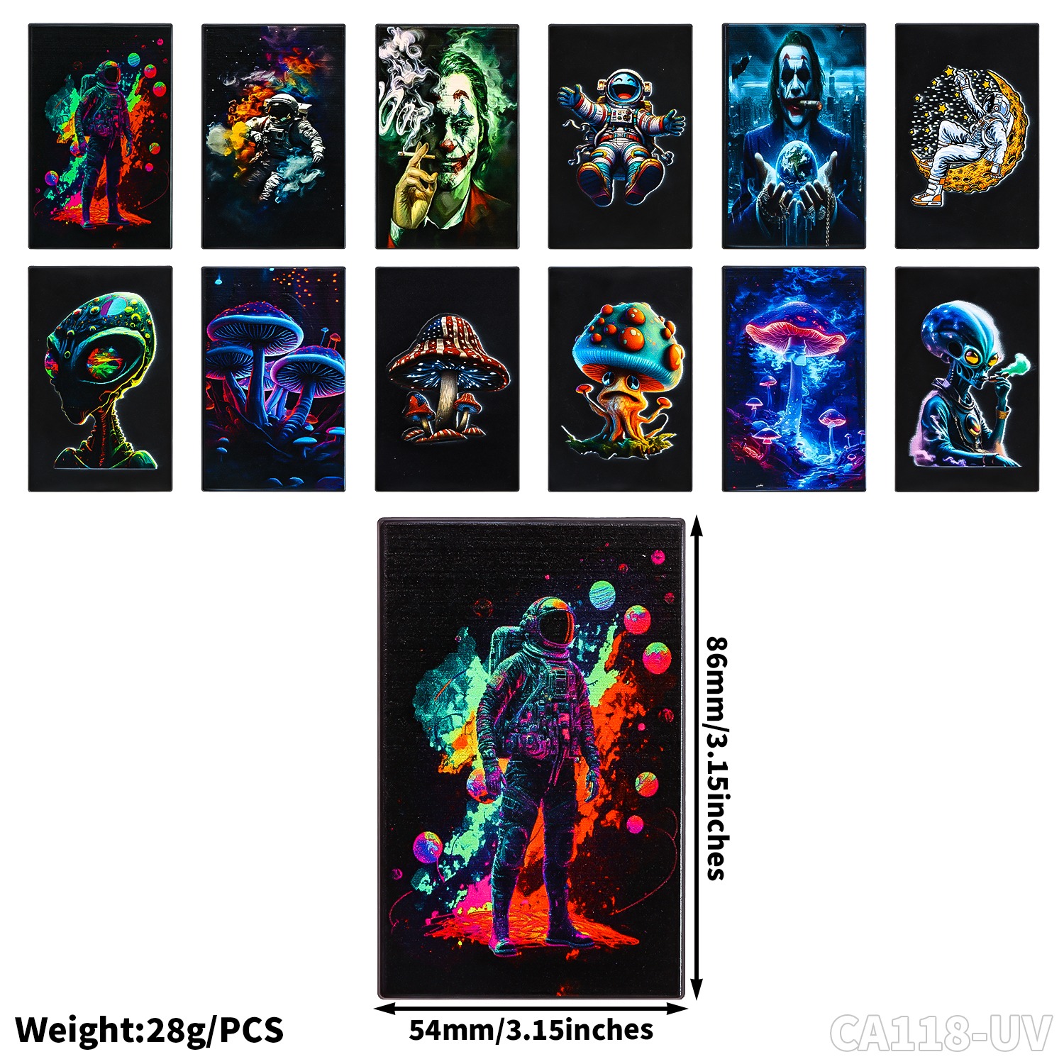 Plastik Snuff Case 86 x 54mm