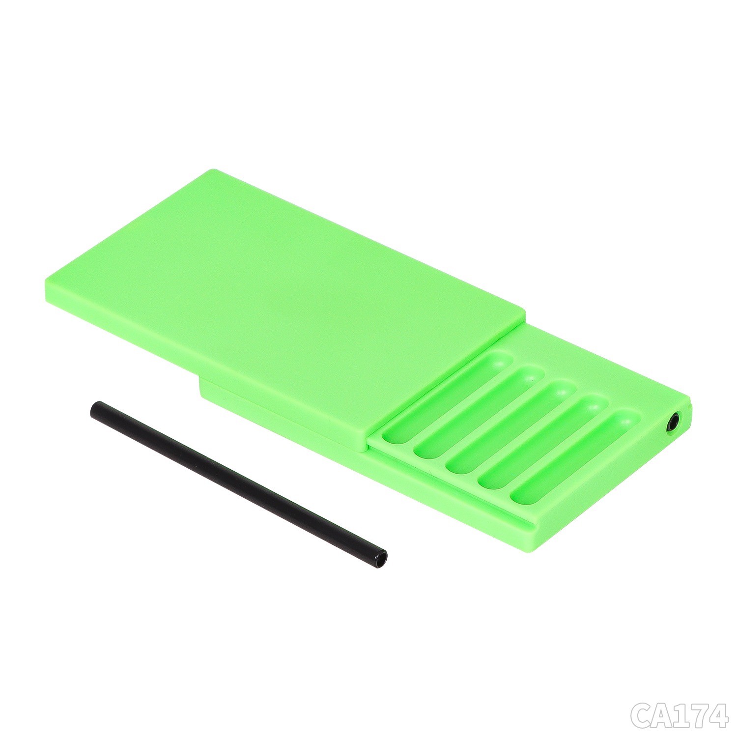 Plastik Snuff Case, verschiedene Farben, 86x54mm, VE - 12 