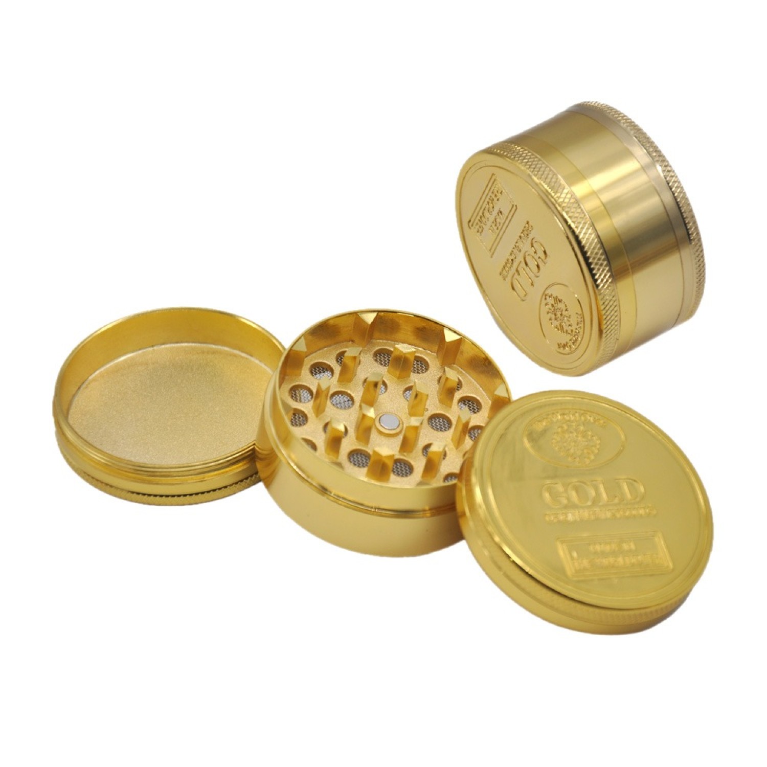 Metal Grinder "Gold" (⌀50 mm / 3-teilers) VE-12