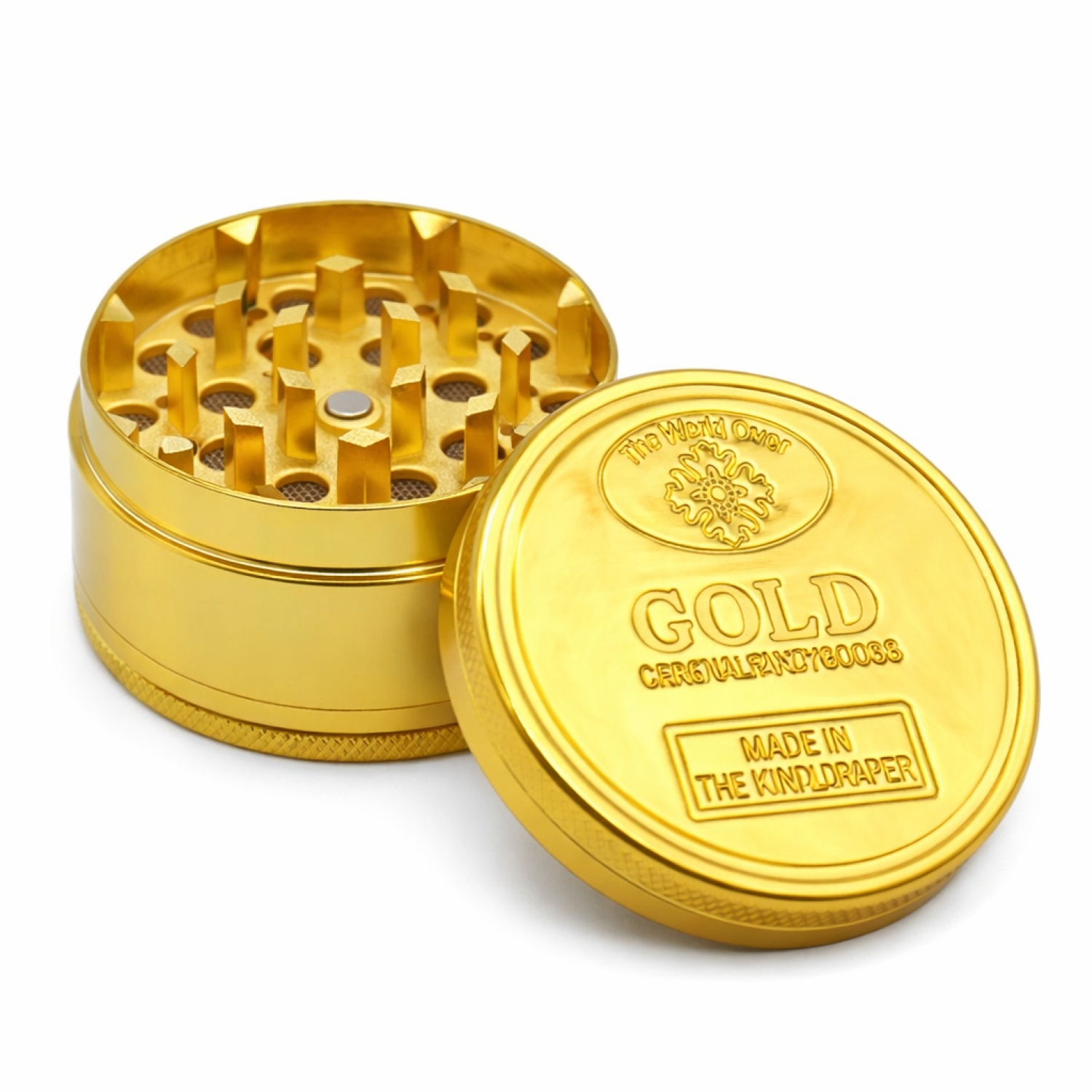 Metal Grinder "Gold" (⌀50 mm / 3-teilers) VE-12