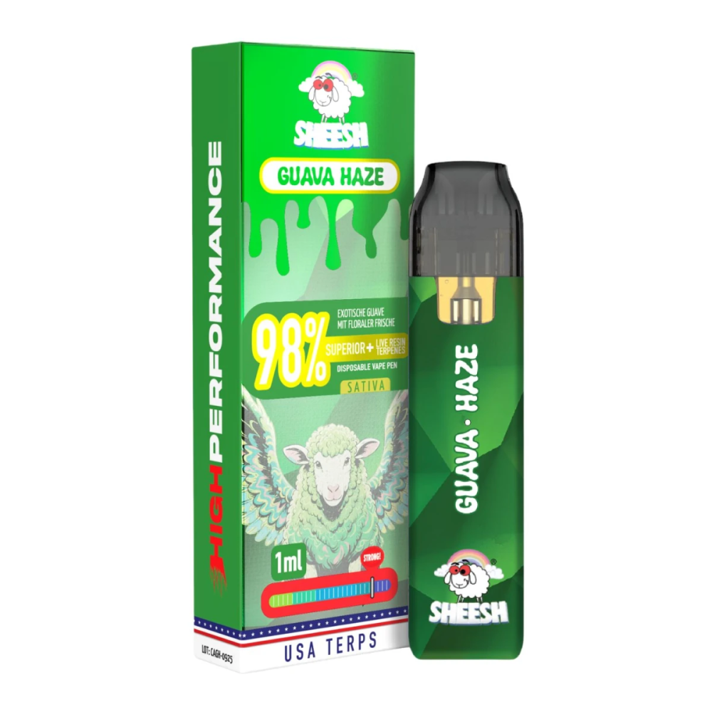 Sheesh 98% Superior Einweg-Vape-Pen "Guava Haze" 1ml