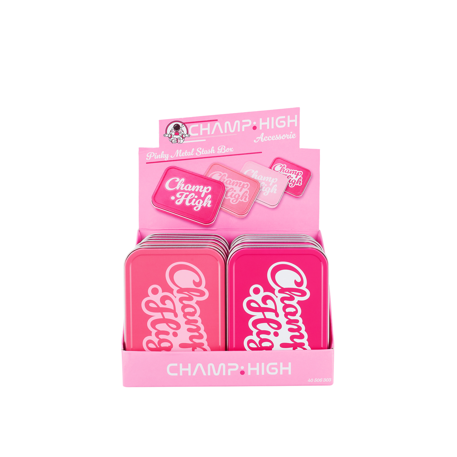 Metall Joint Box PINKY | Ca. 10,5x 8,5cm, Packung mit 12 Stück