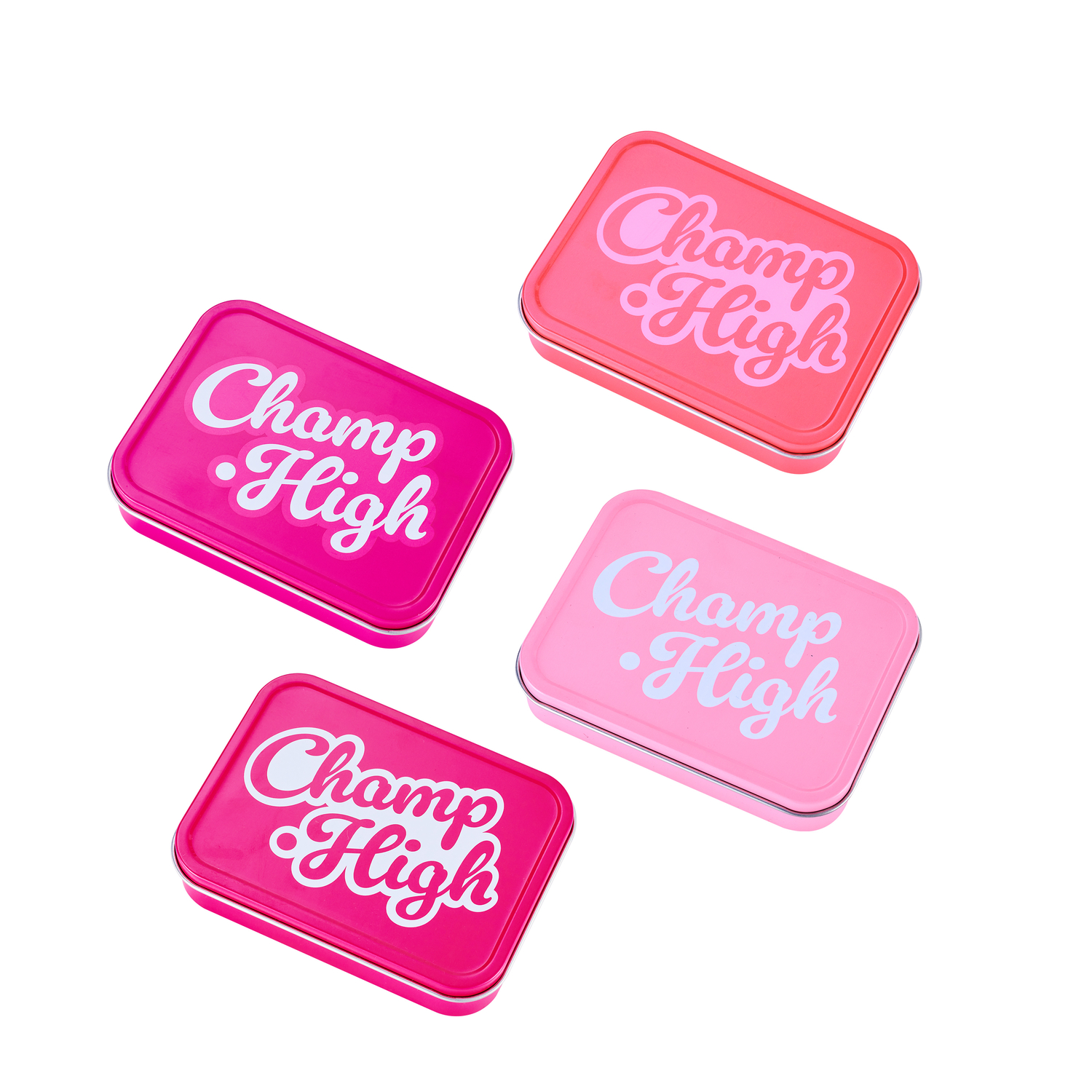Metall Joint Box PINKY | Ca. 10,5x 8,5cm, Packung mit 12 Stück