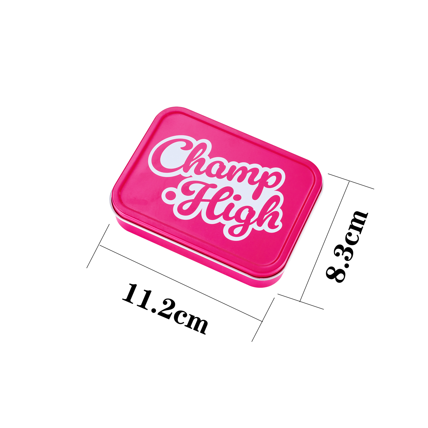 Metall Joint Box PINKY | Ca. 10,5x 8,5cm, Packung mit 12 Stück