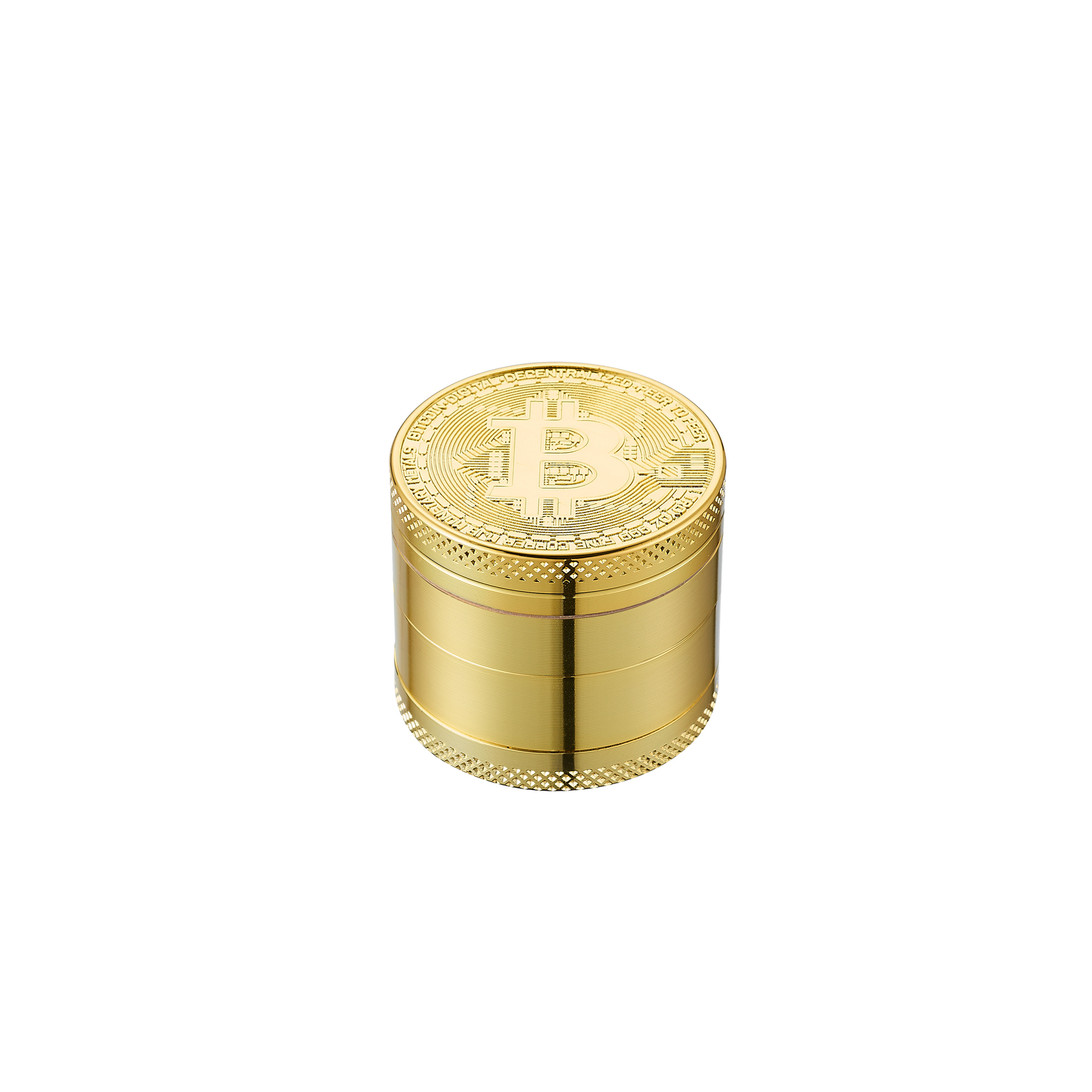 Metall Bitcoin Grinder (ca. ⌀ 35x40mm / 4-teilig) 12er Pack