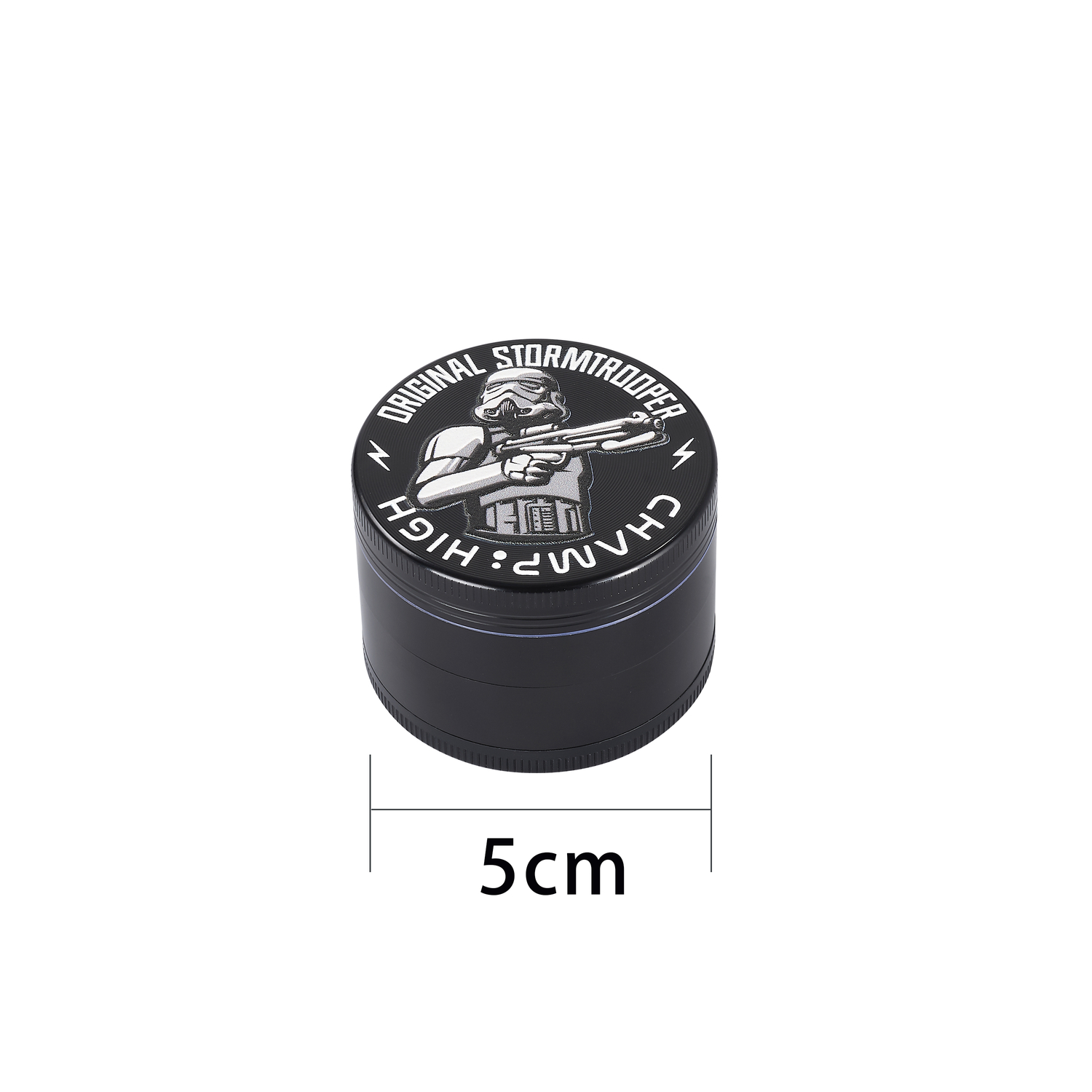 Metall-Grinder ''STORMTROOPER 3D'' (ca. ⌀ 35x50mm / 4-teilig) 12er-Pack