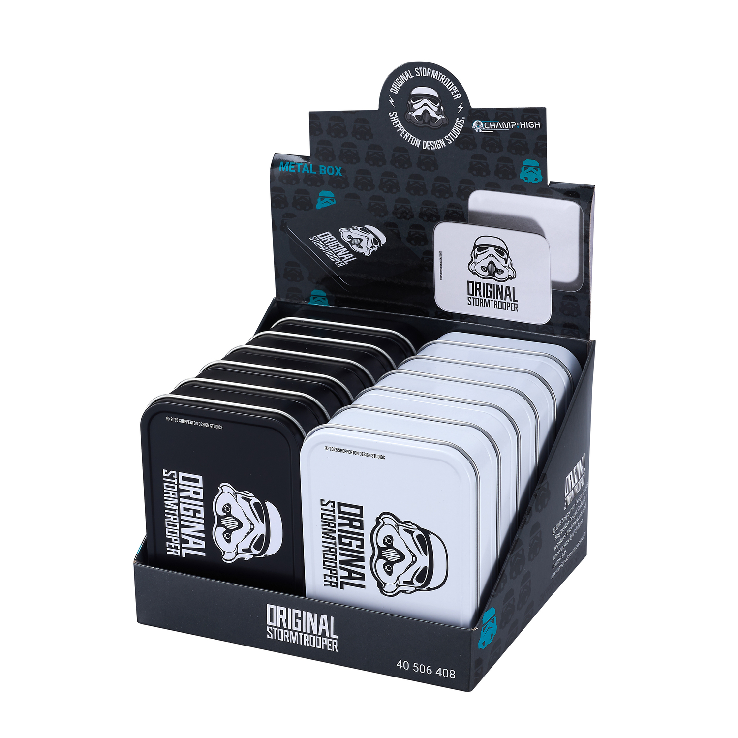 Metall Joint Box Original Stormtrooper | Ca. 10,5x 8,5cm, Packung mit 12 Stück