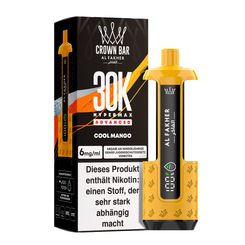 Al Fakher 30K Hypermax "Cool Mango" Gerät