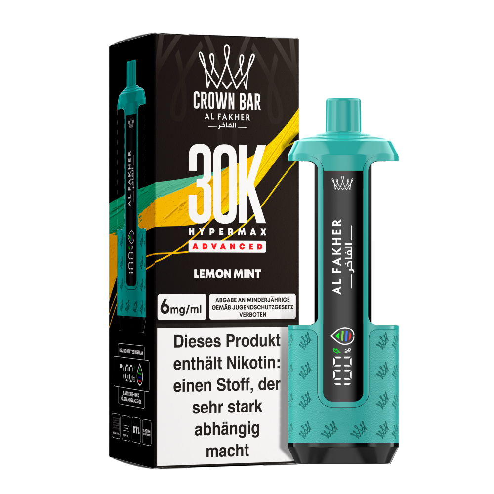 Al Fakher 30K Hypermax "Lemon Mint" Gerät
