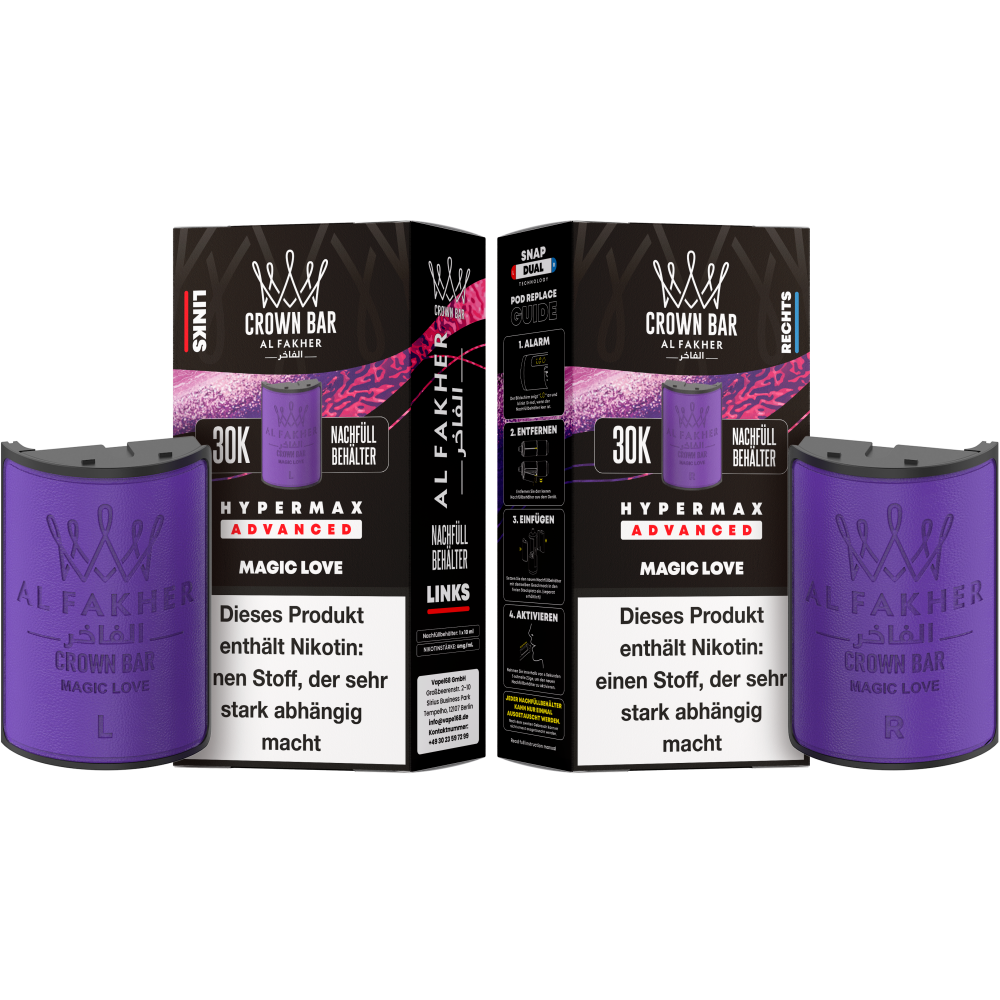 Al Fakher 30K Hypermax "Magic Love" Prefilled Pod