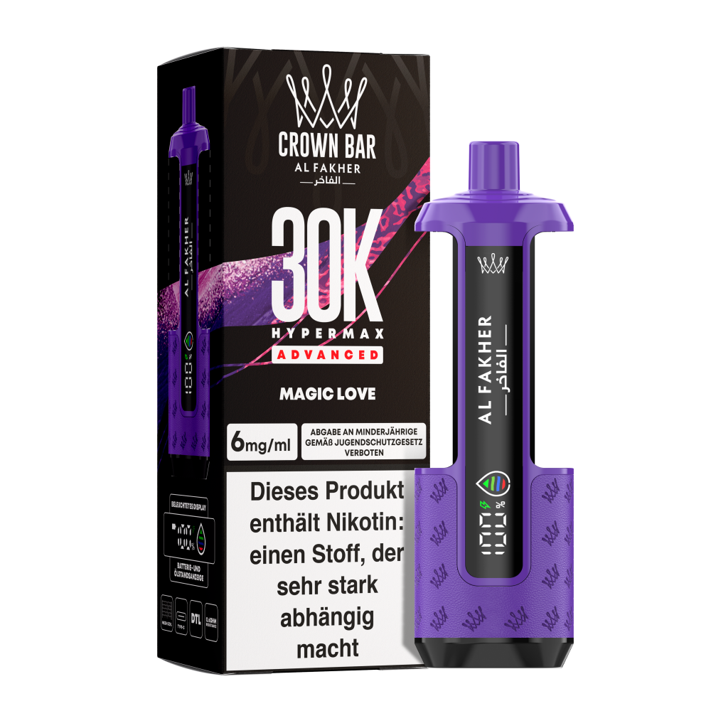 Al Fakher 30K Hypermax "Magic Love" Gerät