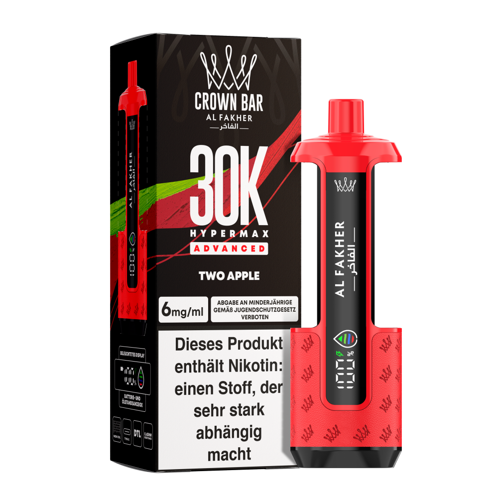Al Fakher 30K Hypermax "Two Apple" Gerät