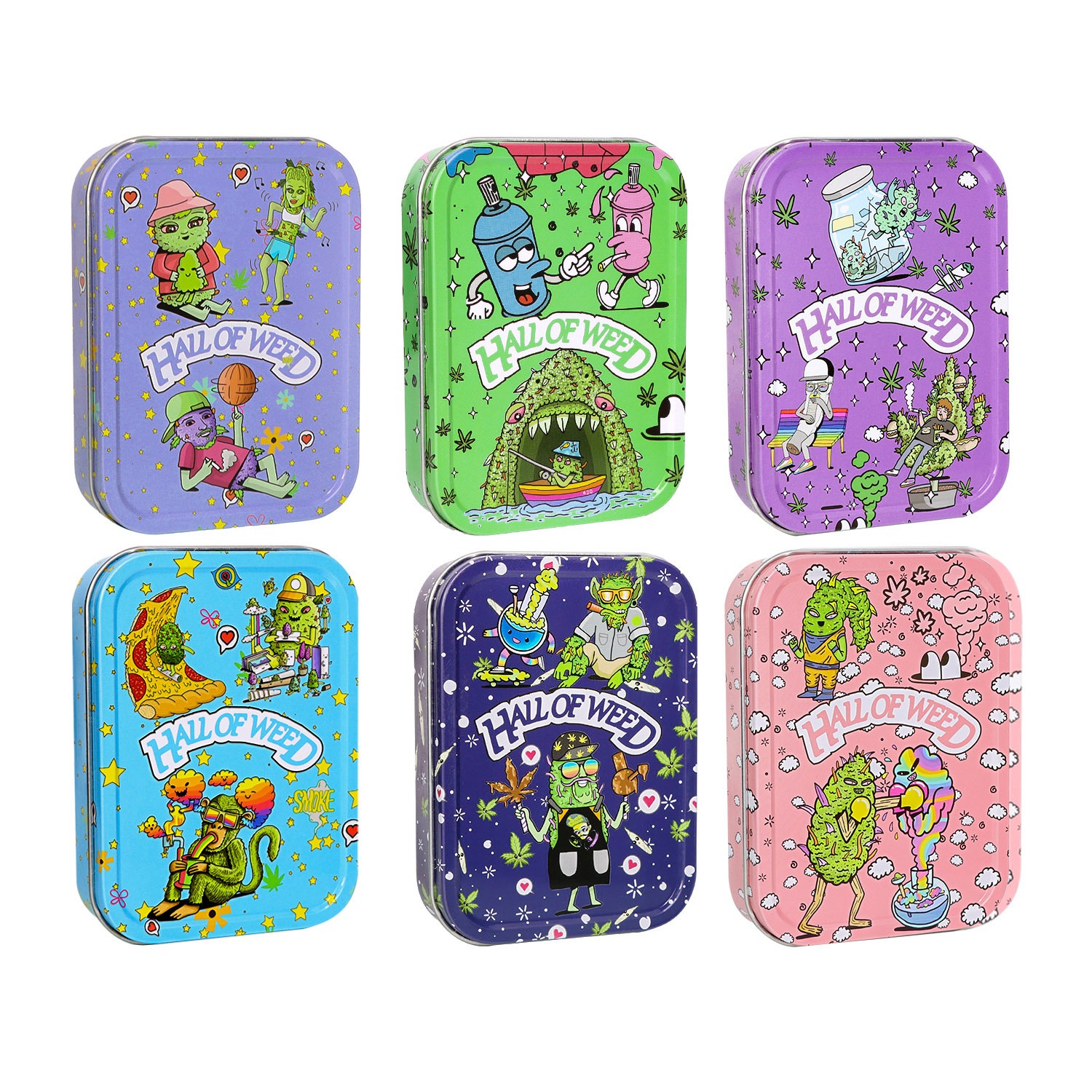 Metall Joint Etui 'Hall of Weed' | VE-12