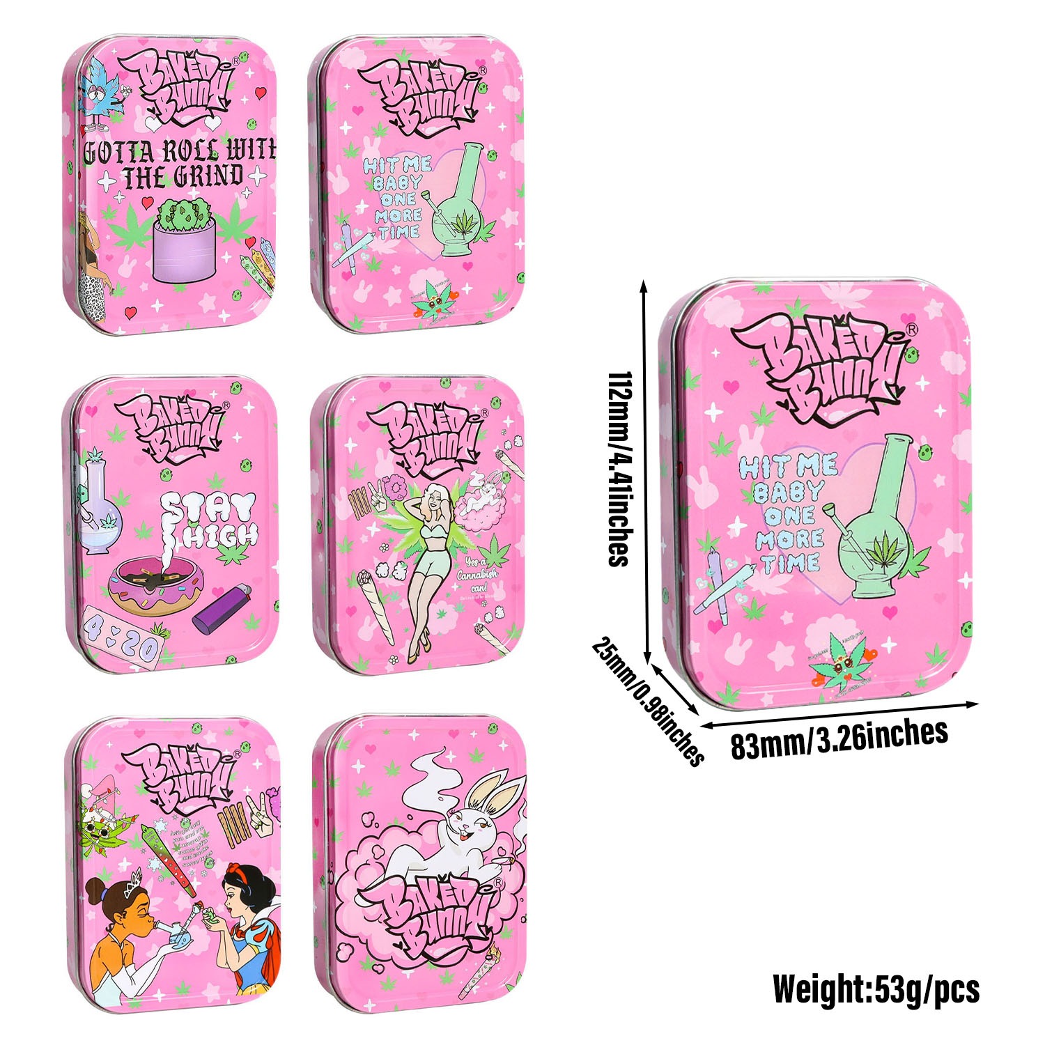 Metall Joint Etui 'Baked Bunny' | VE-12