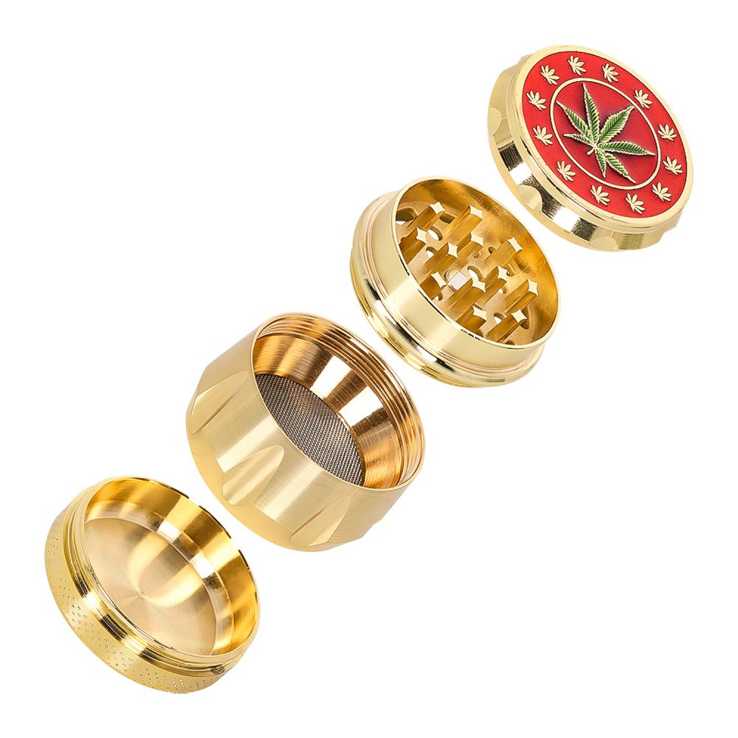 Metal Herb Grinder (⌀40 mm / 4-teilers) VE-12