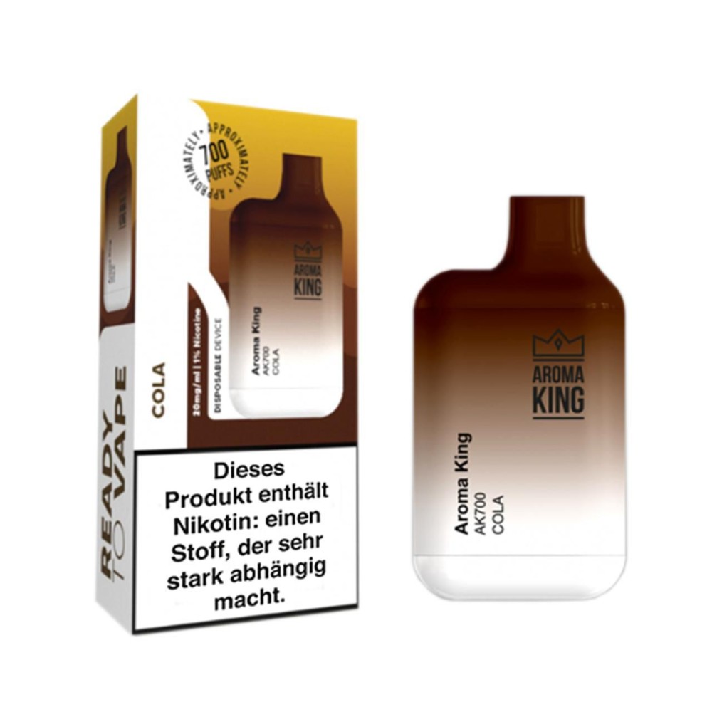 Aroma King Mini Einweg E-Zigarette 20mg ''Cola'' 2.0ml