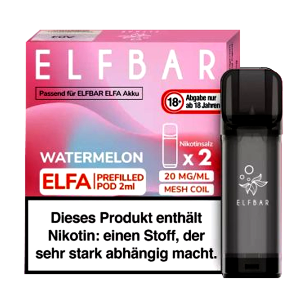 ELFBAR ELFA Pod Watermelon 2x2ml, 20mg