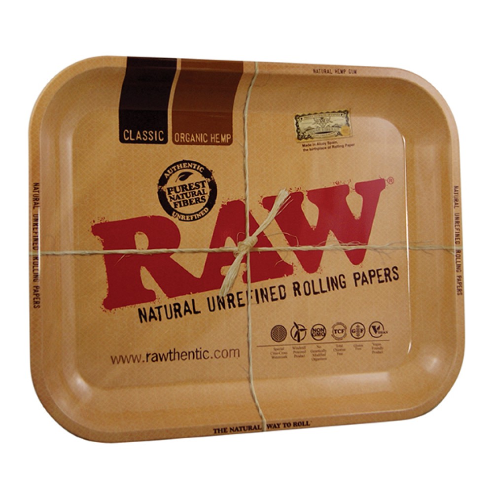 Raw Metal  Rolling Tray Medium 34x27.5 cm