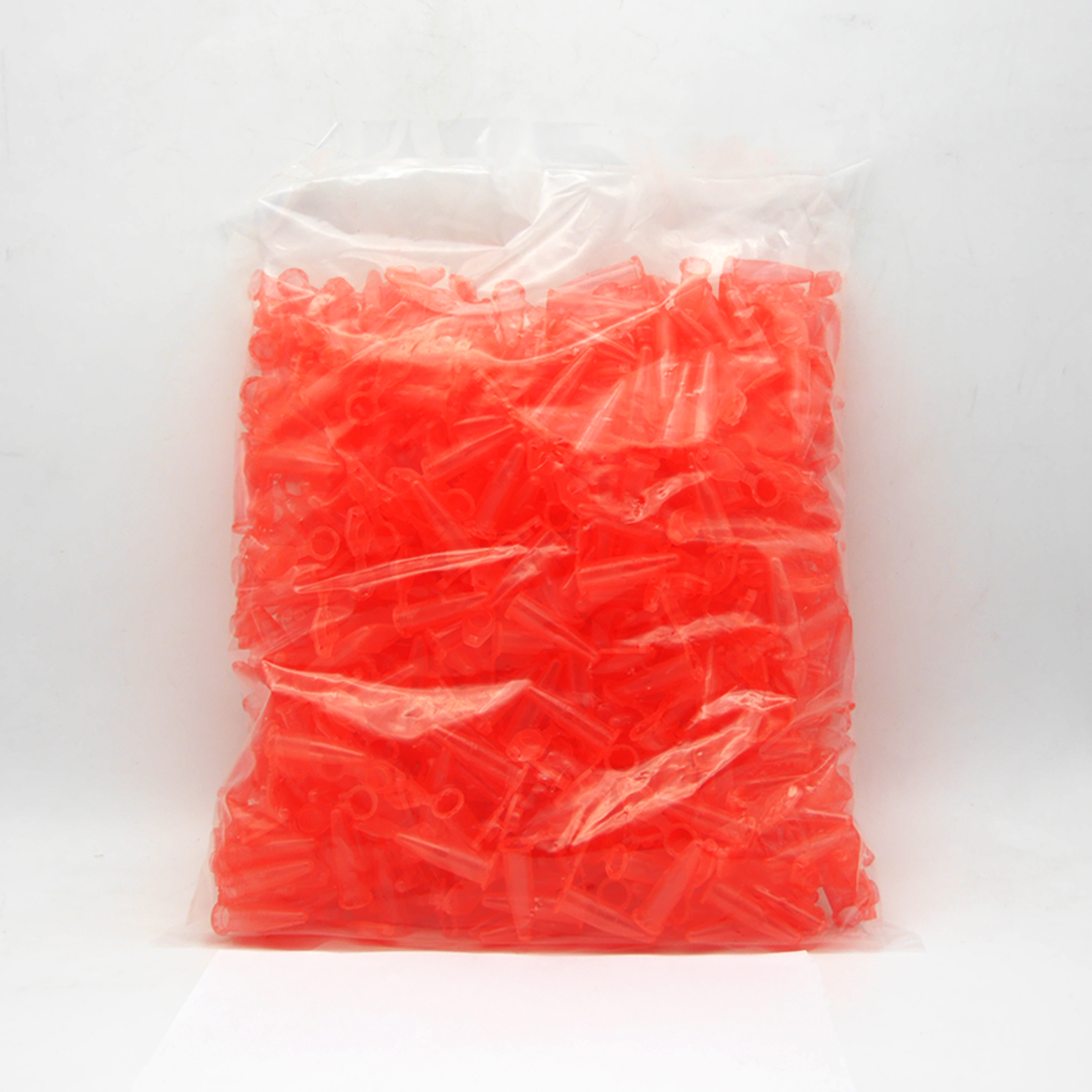 Reaktionsgefäß " Safe Fit " Rot mit Deckel, 1,5ml, VE 500, transparent