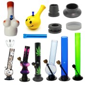 Acryl und Keramik Bongs + Zubehör