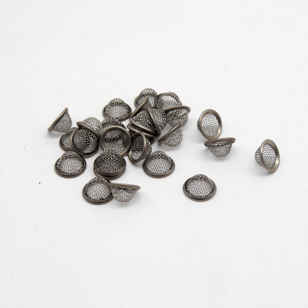 Edelstahl Schüssel Siebe mit Rand,  Größe: 12 mm, Packung mit 100 Stück