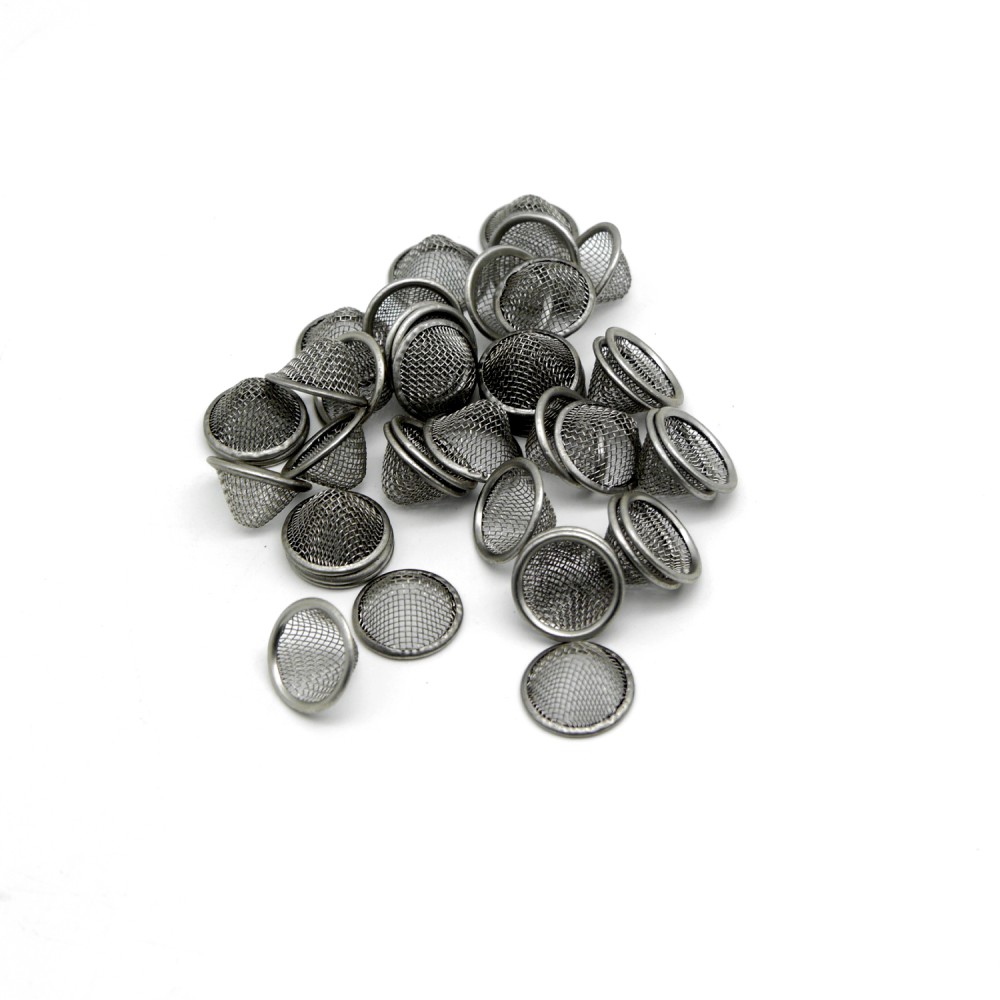 Edelstahl Schüssel Siebe mit Rand, Größe: 17mm, Packung mit 100 Stück
