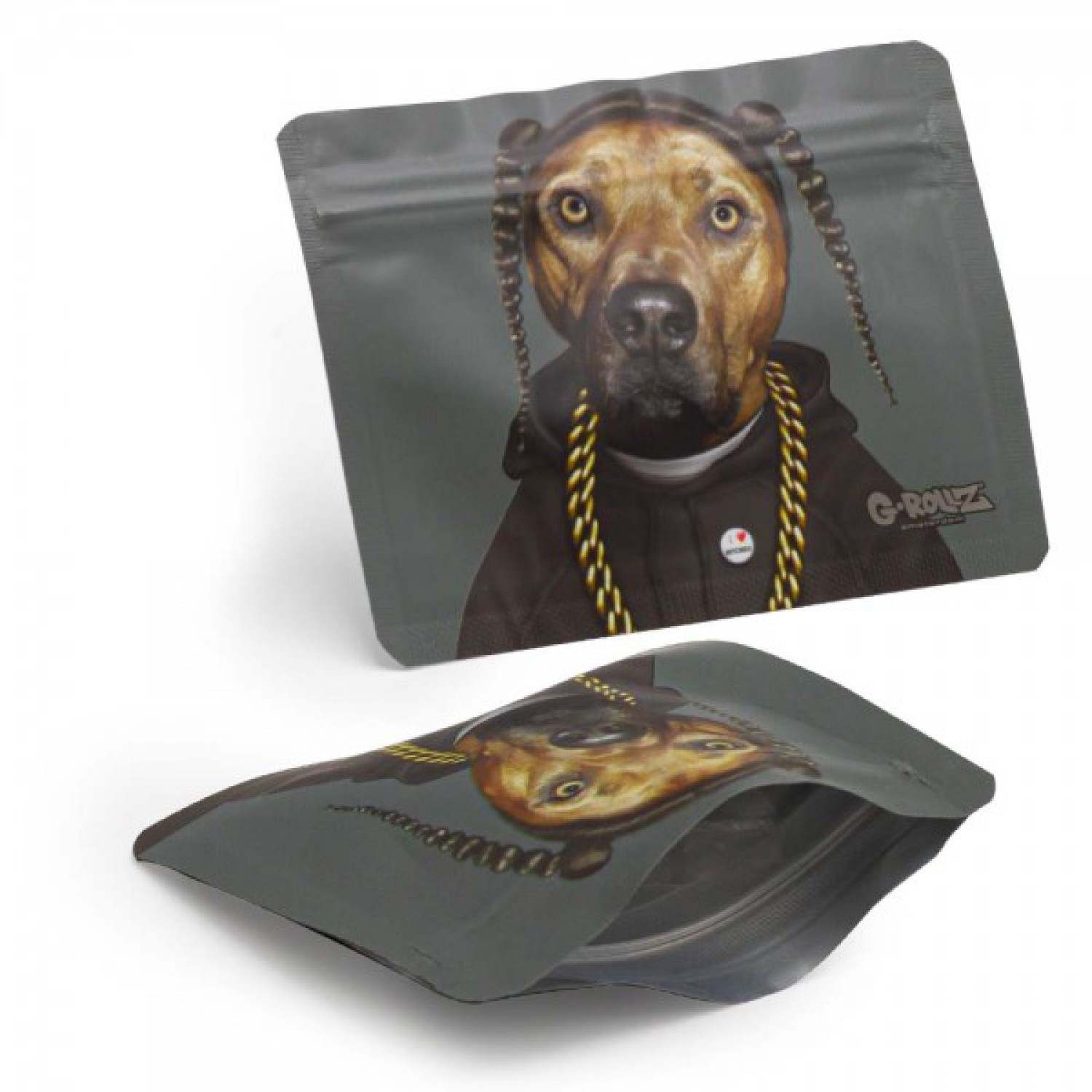 G-Rollz | 'Rap' 70x60mm Smellproof Bags - 10pcs in Display