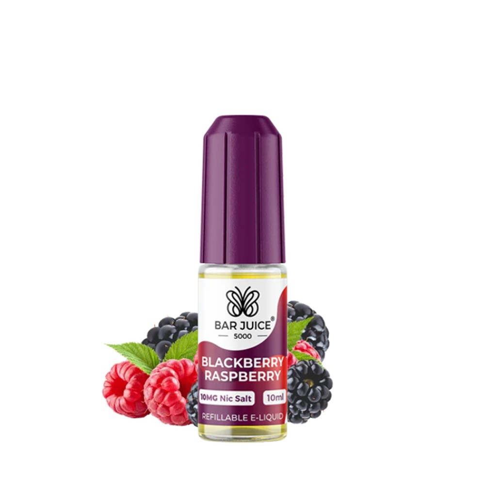 Bar Juice | Blackberry Raspberry 10mg Nic Salz Liquid - 10ml