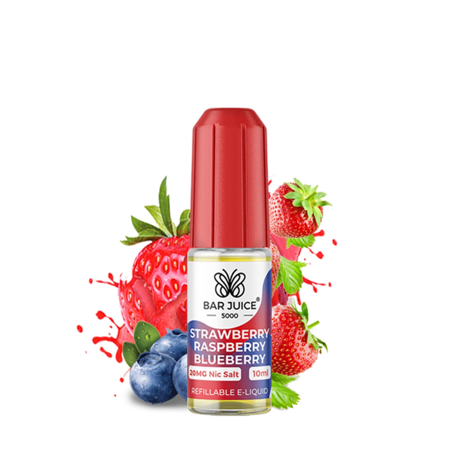 Bar Juice | Strawberry Raspberry Blueberry 20mg Nic Salz Liquid - 10ml Bar Juice | Strawberry Raspberry Blueberry 20mg Nic Salz Liquid - 10ml
