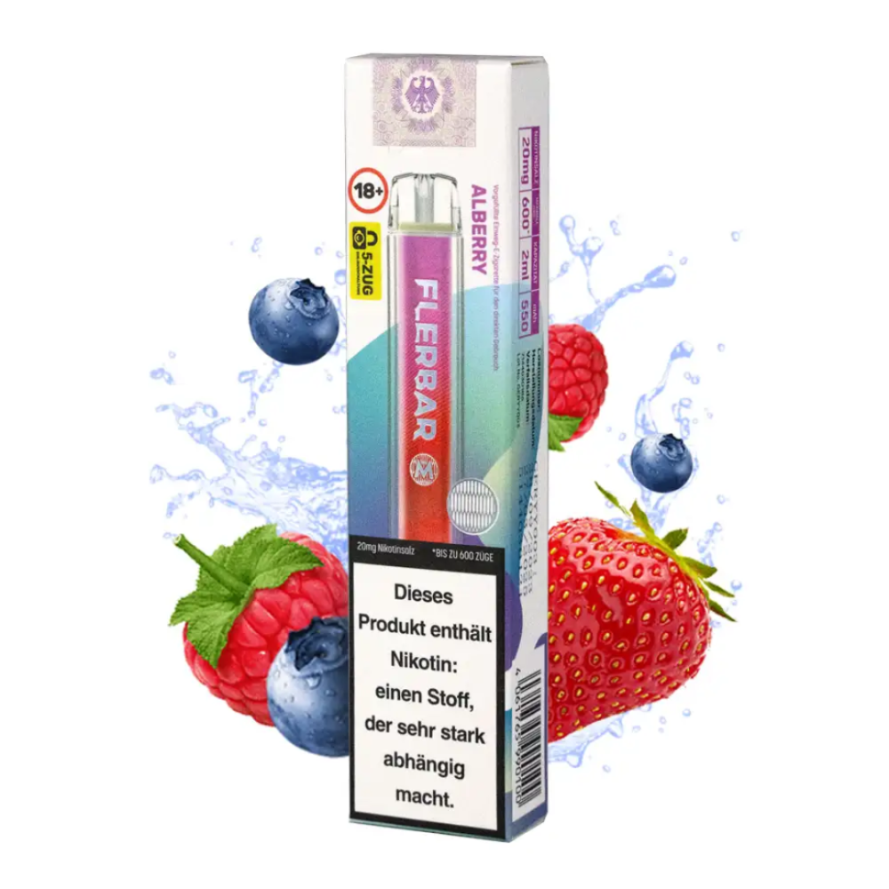 Flerbar 600 Alberry E-Zigarette 20mg