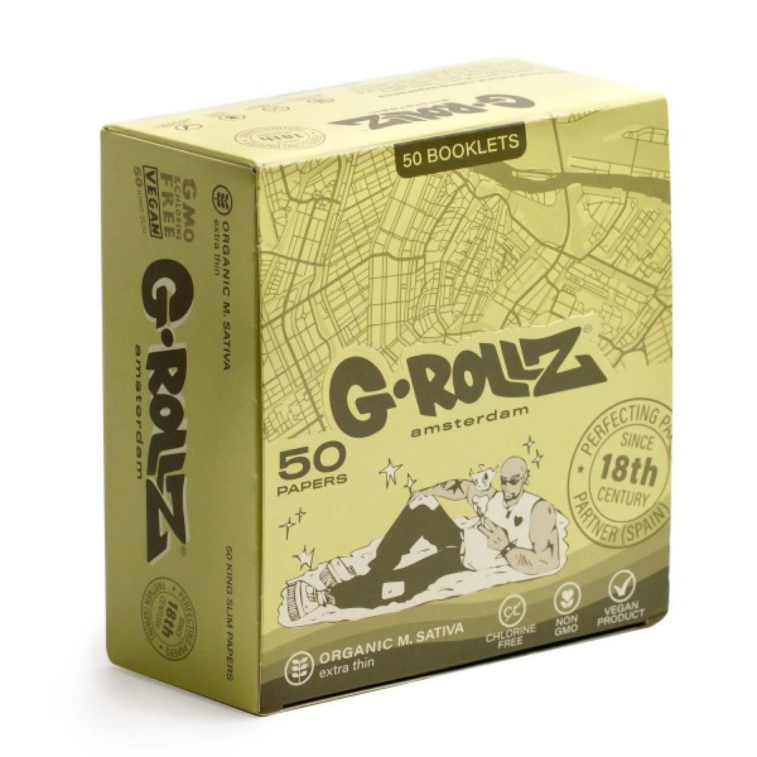 G-ROLLZ,Papers KS "Bamboo Unbleached " VE-50