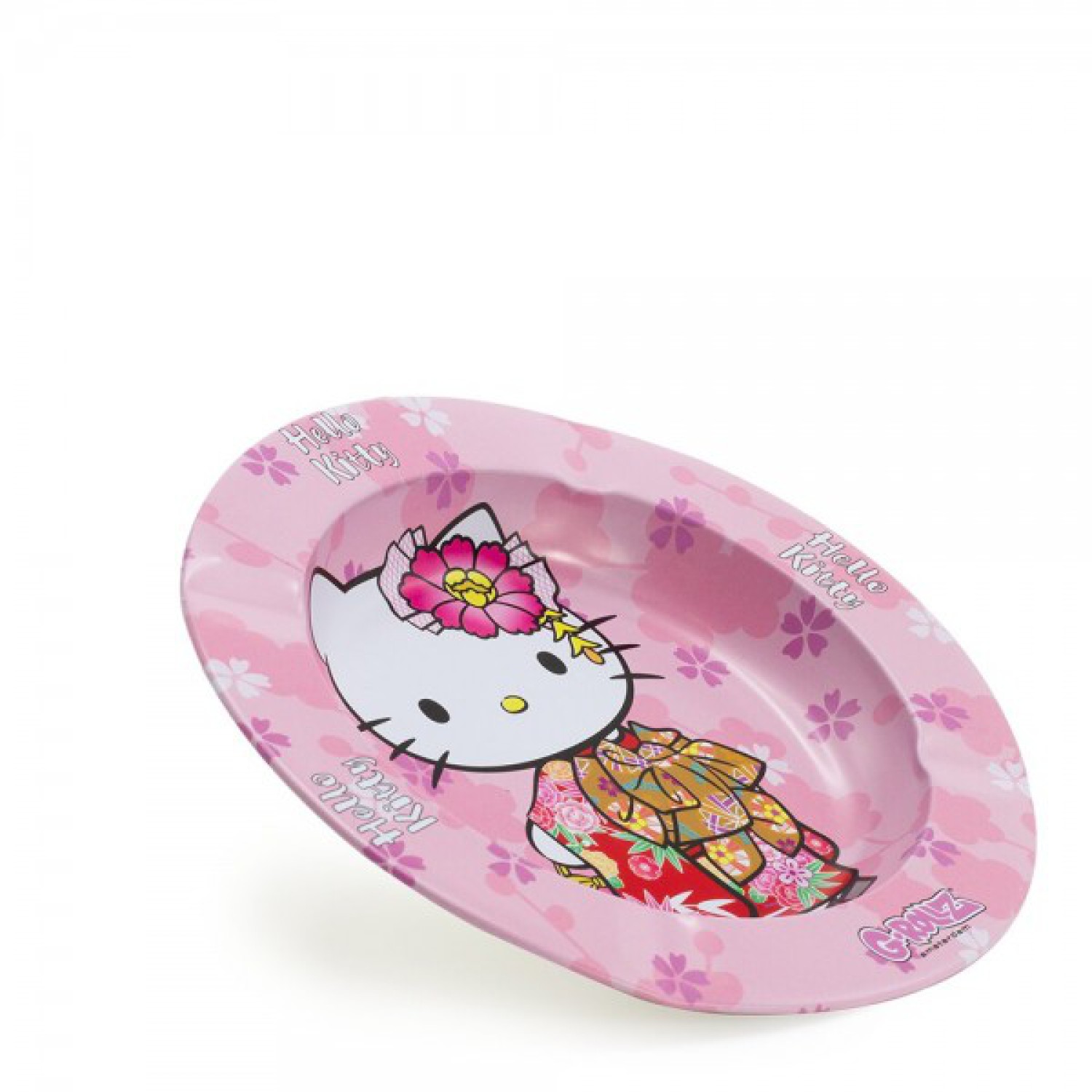 G-Rollz | Hello Kitty „Kimono Pink“ Aschenbecher – Durchmesser: 13,5 cm – 10 Stück im Display