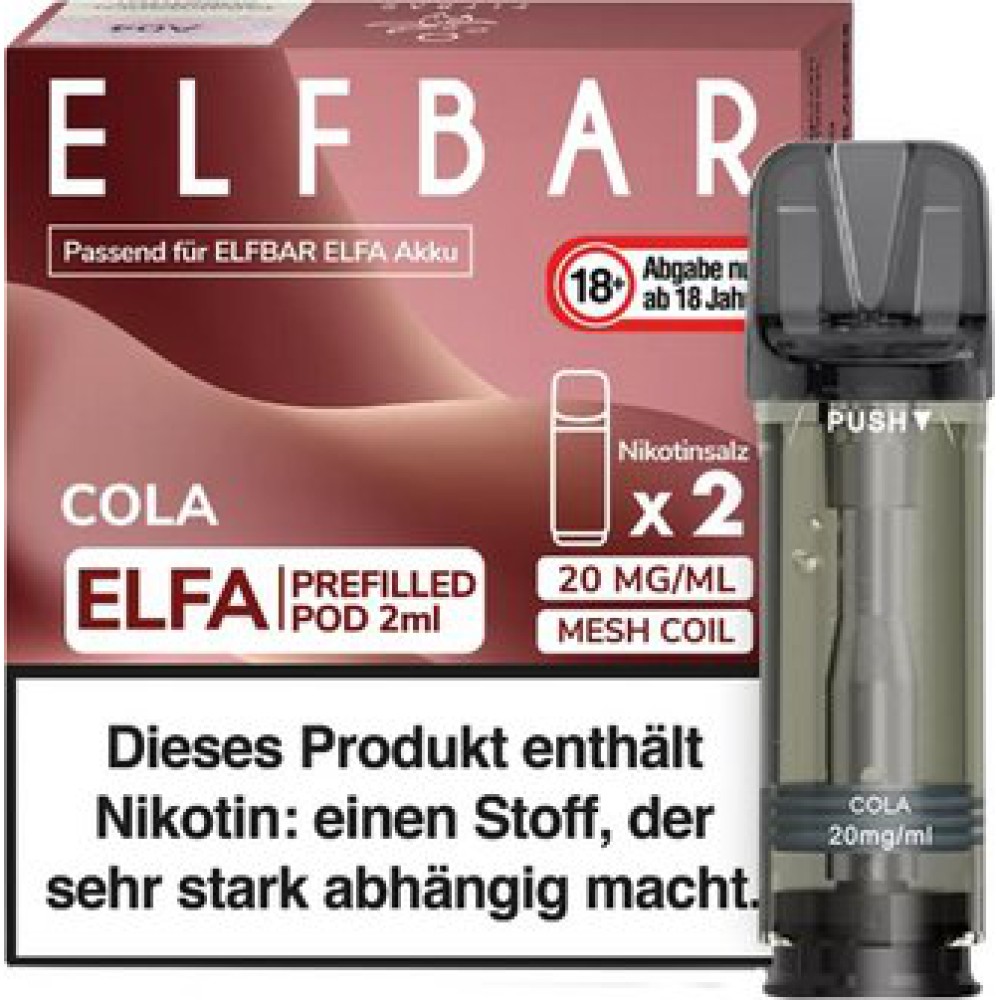 ELFBAR ELFA Pod COLA 2x2ml, 20mg