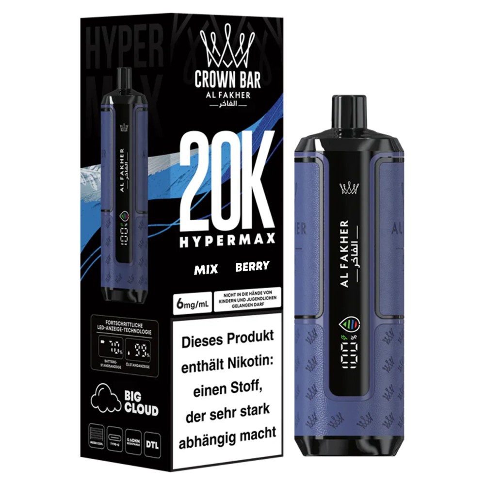 Al Fakher 20K Hypermax "Mix Berry"