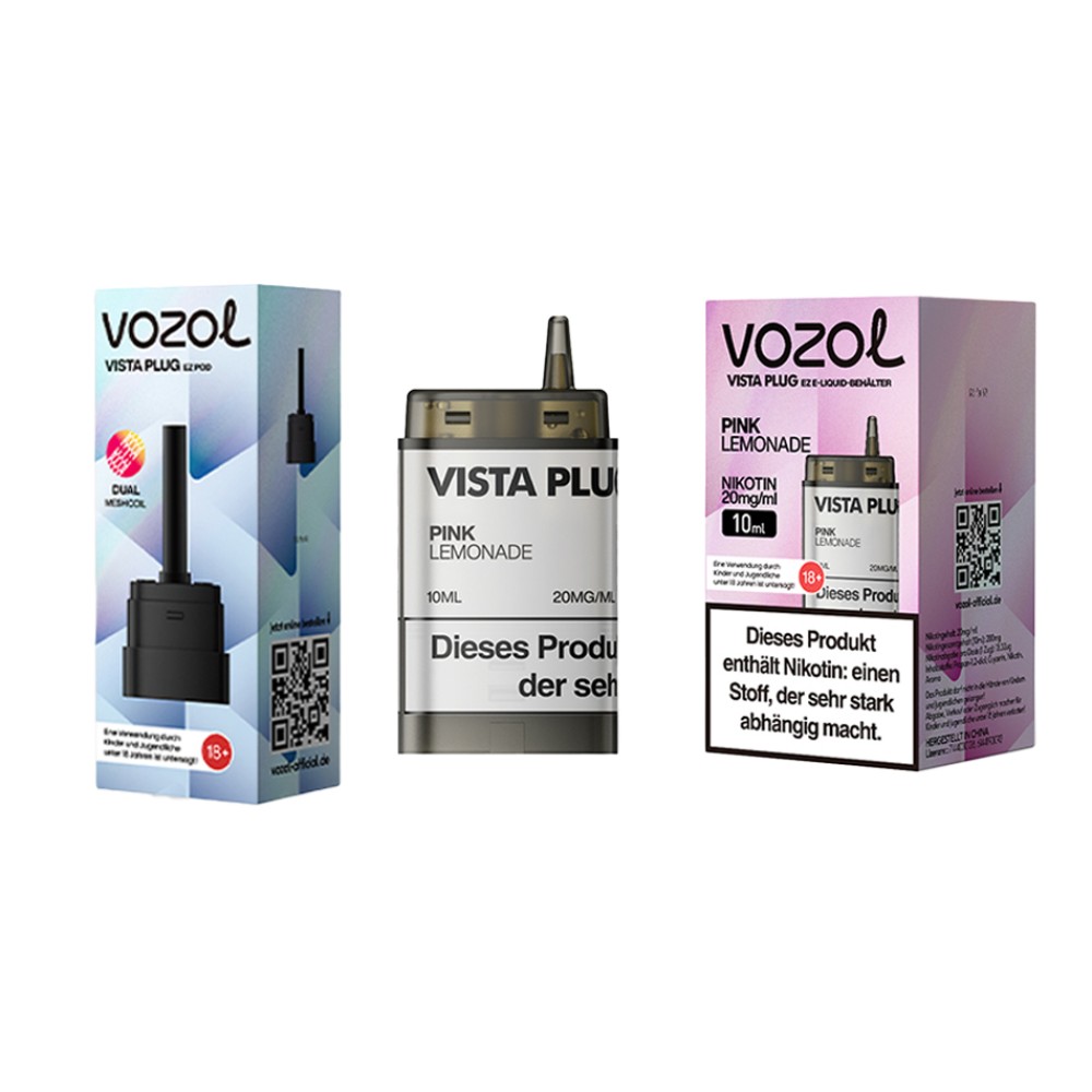 Vozol Vista Plug | Prefilled Pod | Pink Lemonade