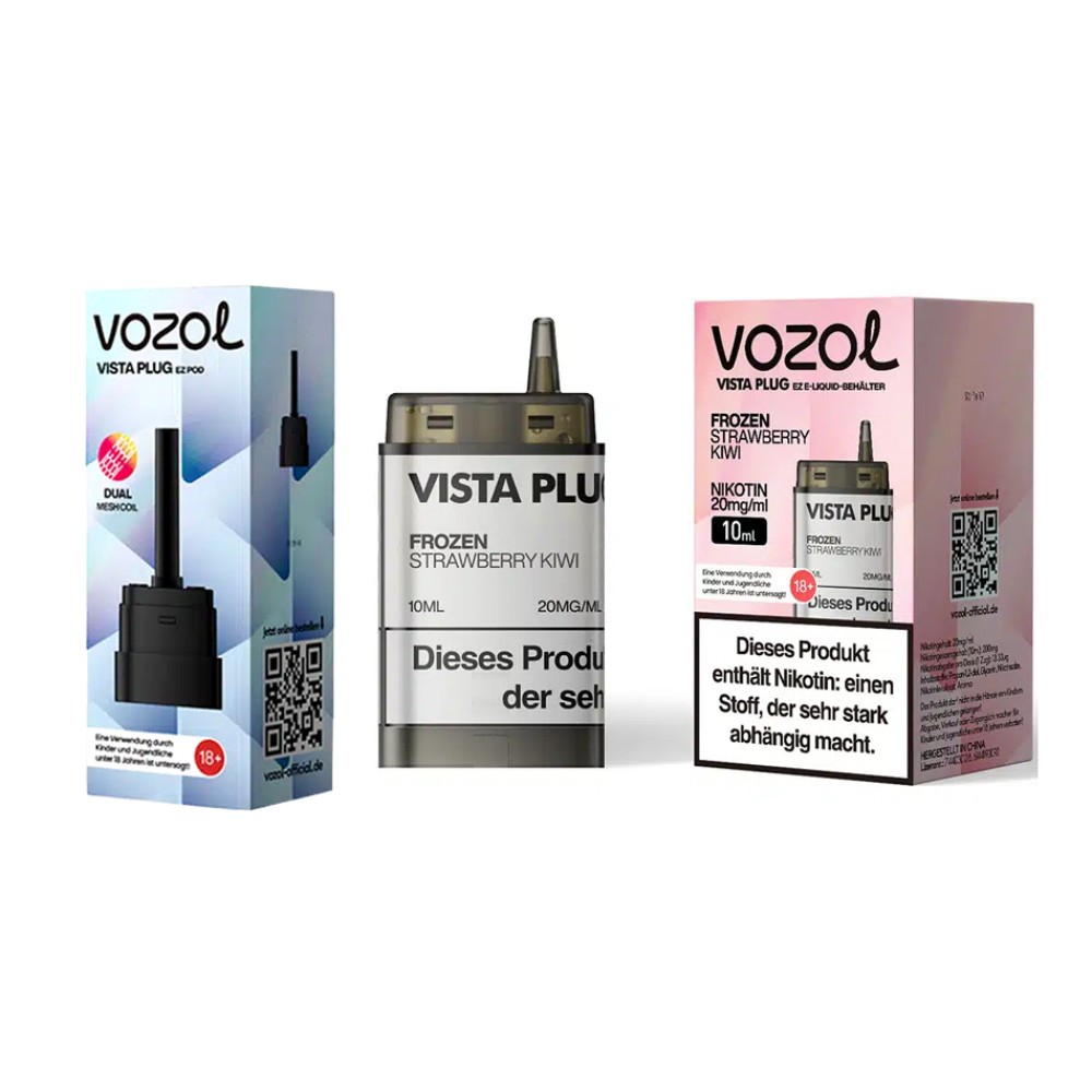 Vozol Vista Plug | Prefilled Pod |Frozen Strawberry Kiwi