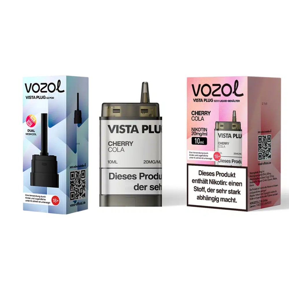 Vozol Vista Plug | Prefilled Pod | Cherry Cola