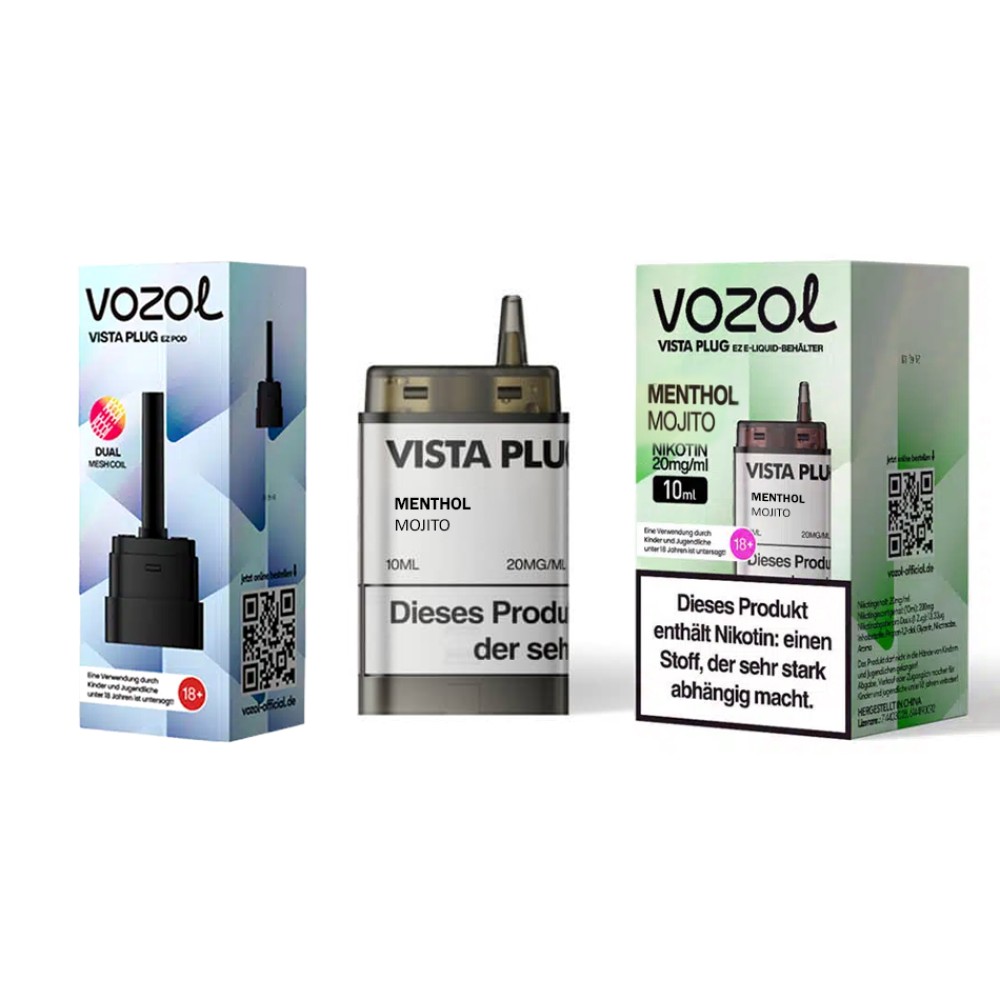 Vozol Vista Plug | Prefilled Pod | Menthol Mojito