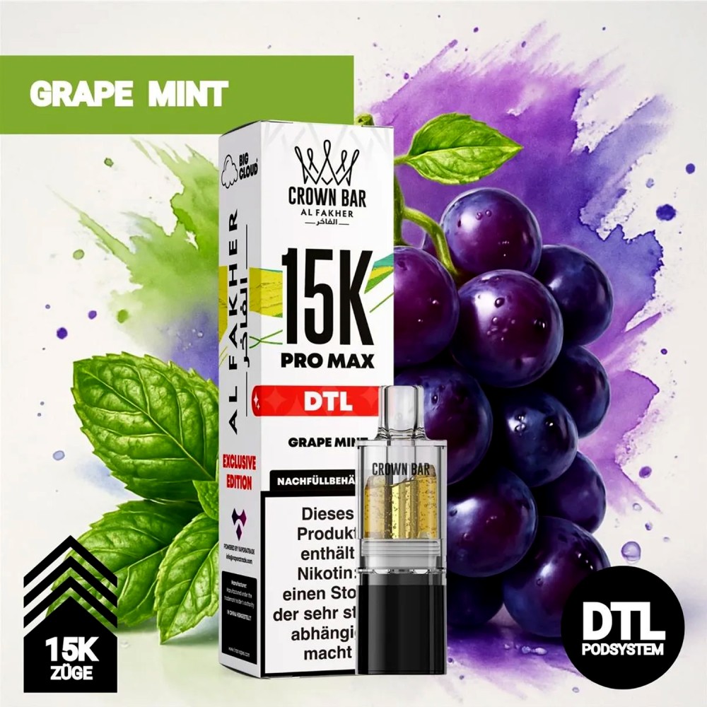 Al Fakher 15K Pro Max | POD | Grape Mint